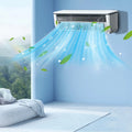 FYHALE 5,000 BTU Wall Mounted Air Conditioner with Remote Control, Digital Display, Cool up to 150 sq ft, Perfect
