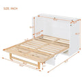 Nestfair Full Size Murphy Bed with Spacious Drawers