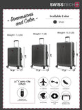 Swiss Tech Excursion 29" Hard Side Rolling Upright Luggage Charcoal